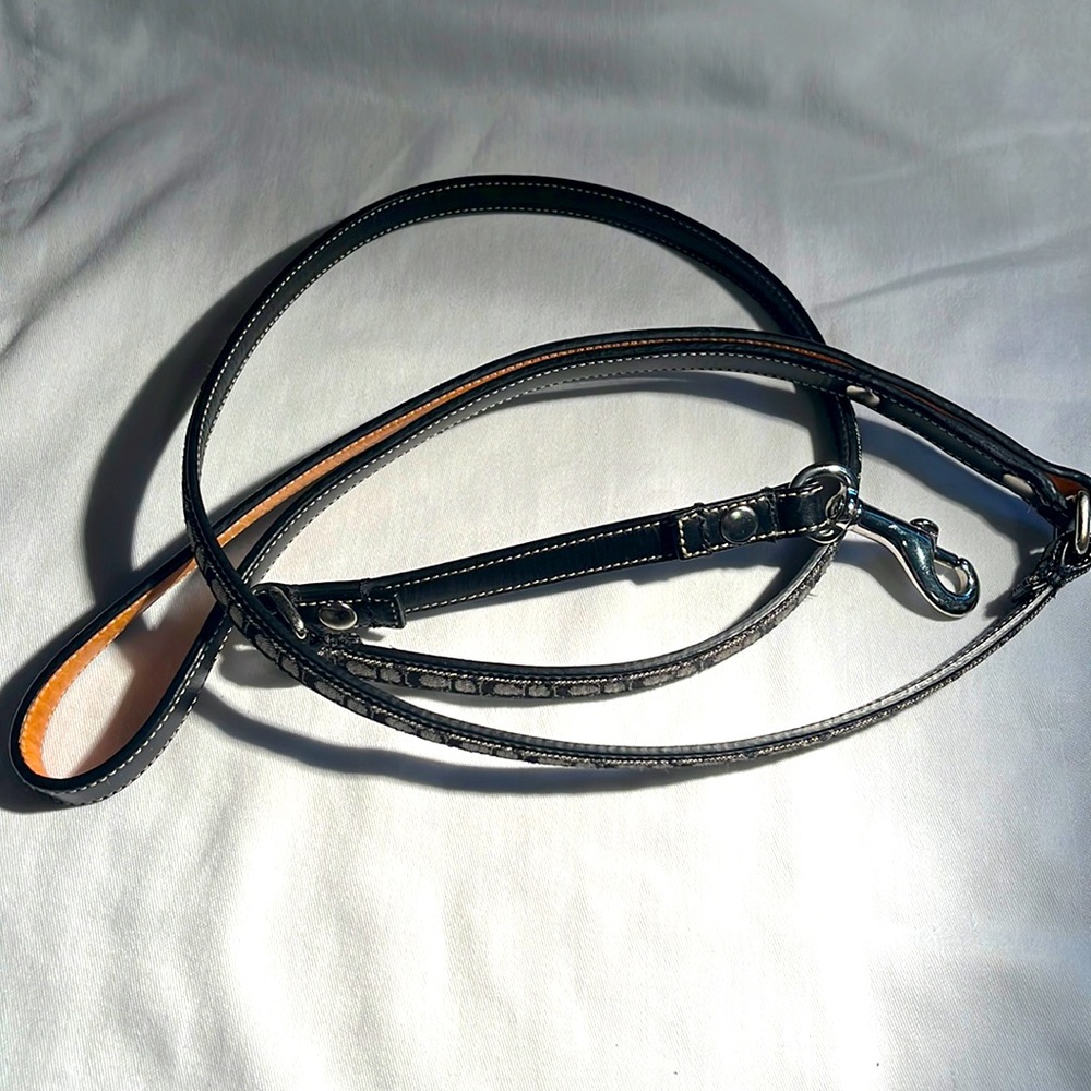COACH Leash for the dog that almost has everything.
